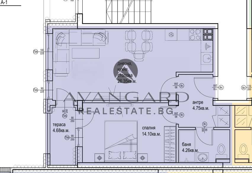 оф.23186 Двустаен апартамент/ Марица