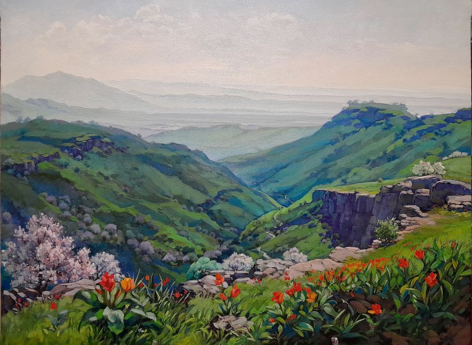 Продаётся картина "Апрель в Таваксайе "