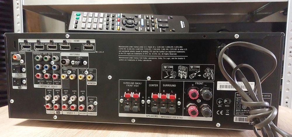 Ресивър SONY STR-DH720 с дистанционно