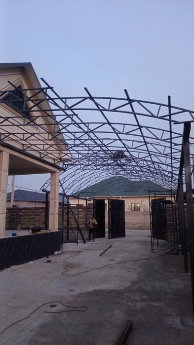 Навес арка перила