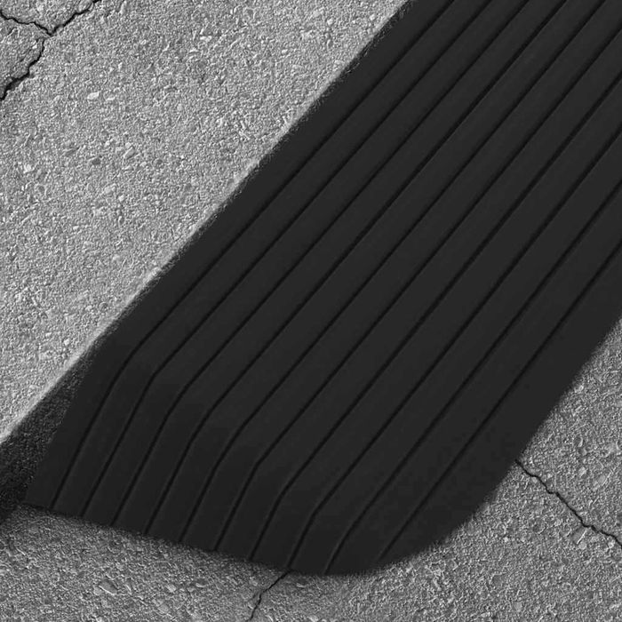 Rampă de prag 110x32x3,8 cm din cauciuc VidaXL