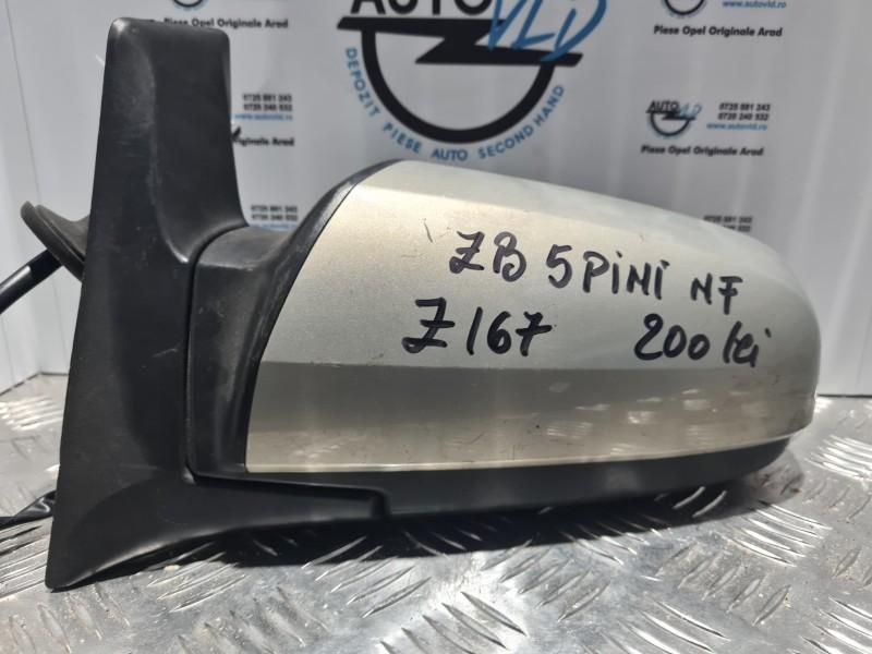 Oglinda aurie Z167 stanga electrica 5 pini Opel Zafira B Facelift