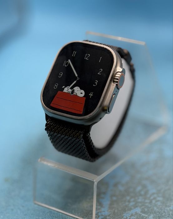 Смарт часовник Apple Watch Ultra 1st Gen GPS + Cellular 49mm Titanium – Black Milanese Strap