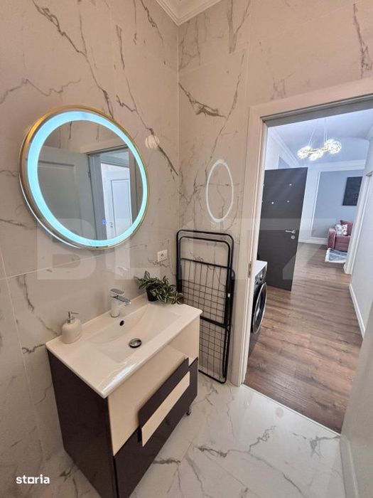 Apartament modern cu 3 camere, 62 mp, etaj intermediar, zona Nordic
