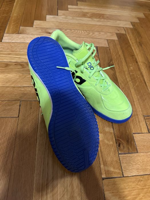 Ghete fotbal sala Adidas piele naturala 31,5 cm, mar. 48 2/3