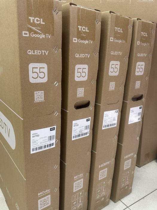Телевизор TCL 55 T6D QLED 2026 GoogleTv новый модель Доставка Прошивка