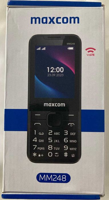 Telefon cu butoane MAXCOM DS (dualsim) - nou, cu sigiliu- 99,99 lei