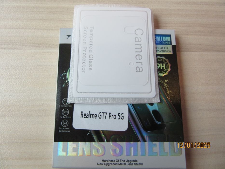 Realme Note 60 / GT 7 Pro / 3D Стъклен протектор за камера