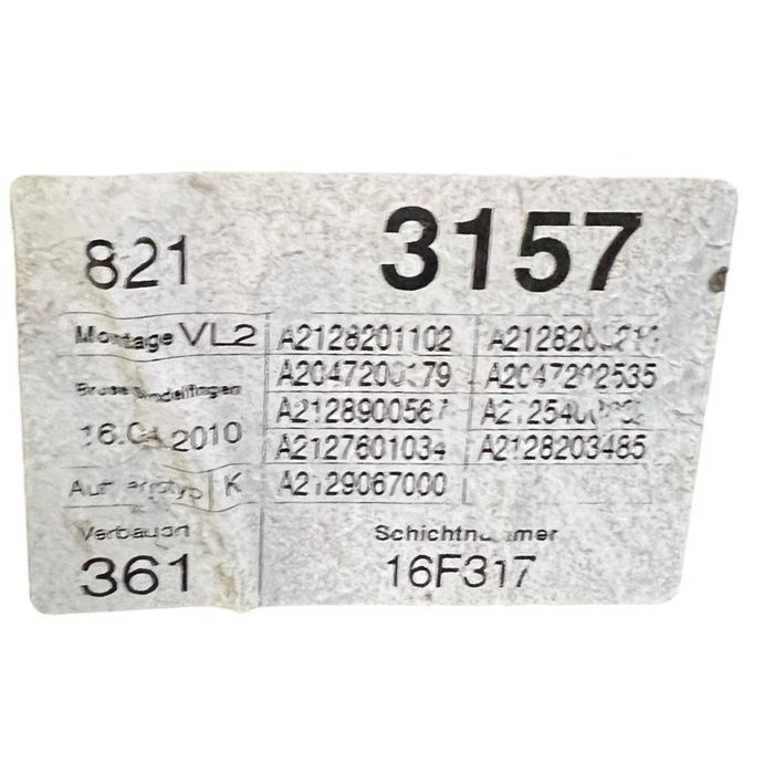 Macara Electrica Stanga Fata Mercedes-Benz E-Class W212 2009 - > 963757102