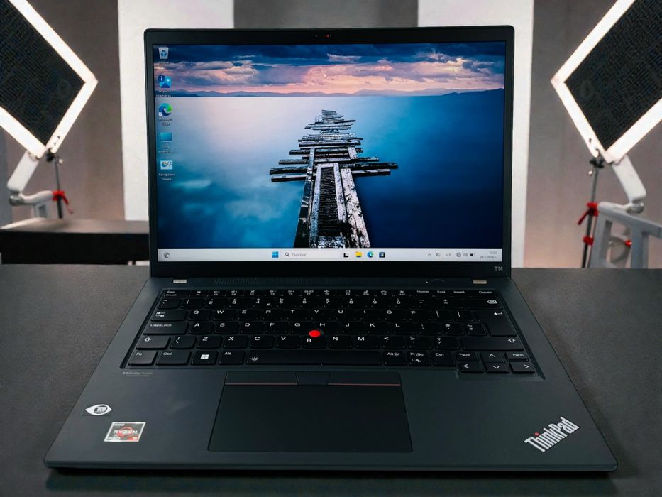 Лаптоп Lenovo ThinkPad T14 Gen 3 14" WUXGA Ryzen 5 Pro 8RAM 256GB SSD Гаранция!