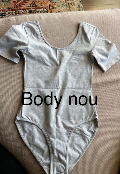 Body-uri noi dama alb si gri, S si M