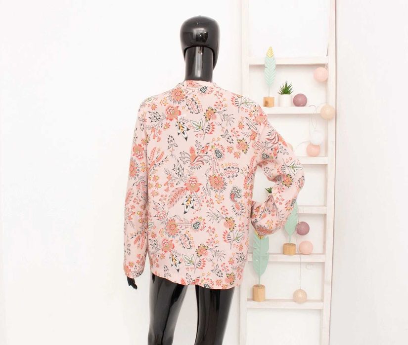 DAY Birger Et Mikkelsen дамска блуза флорална от коприна 38/M