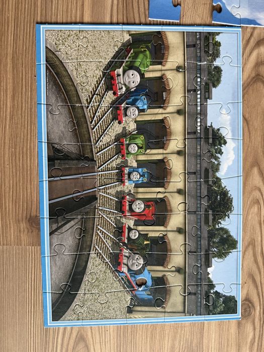 Set 6 puzzleuri animale, dinozauri și trenulețul Thomas