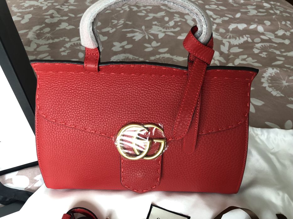 Кожена Чанта Gucci