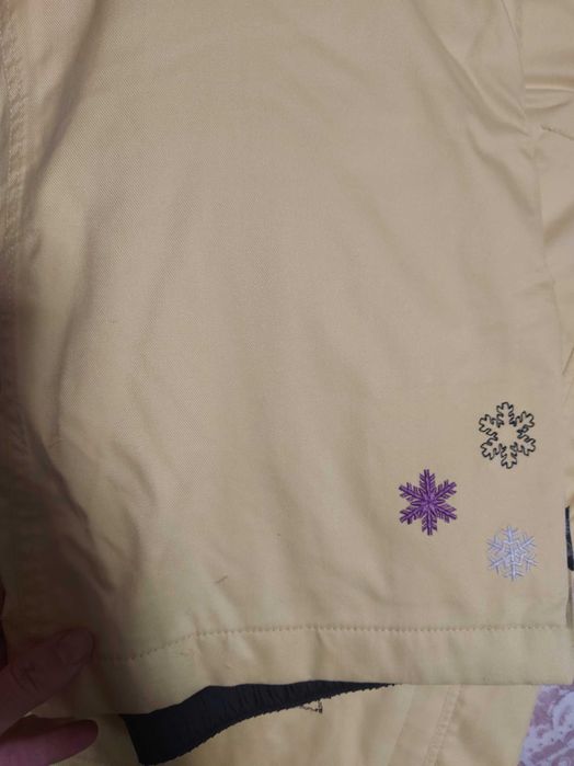 Ски панталон в жълт цвят