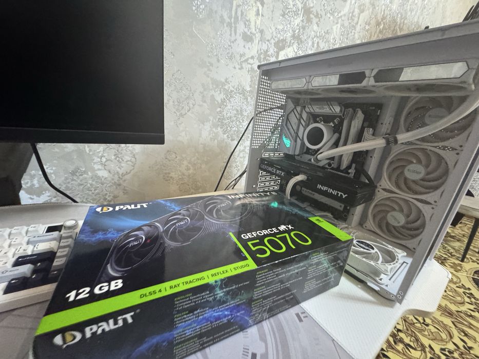 Видеокарта RTX 5070 12 GB DLSS4 все проверки на месте