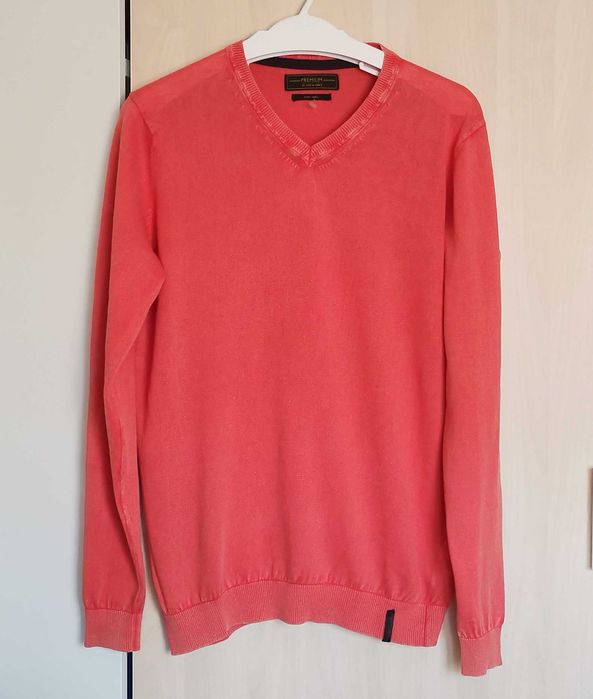 Pulover bărbati Jack&Jones bumbac 100% anchior S (fit M) Nou