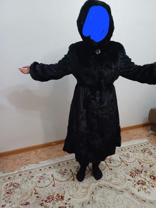 Шуба цельная норковая