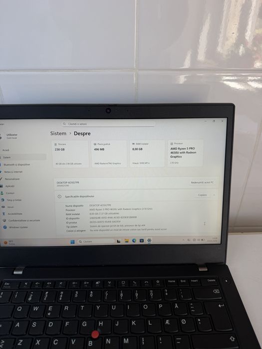 Lenovo L14 Ryzen 5-4650U 256Gb 8gb w11