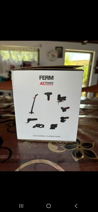 Mașină Polish profesionala Ferm, cu acumulator, nouă, cu accesorii incluse