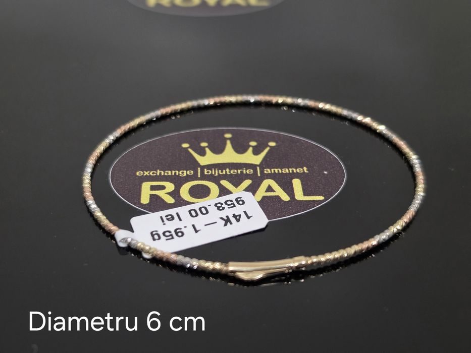 Bijuteria Royal: Bratara aur 14k/1.95 gr