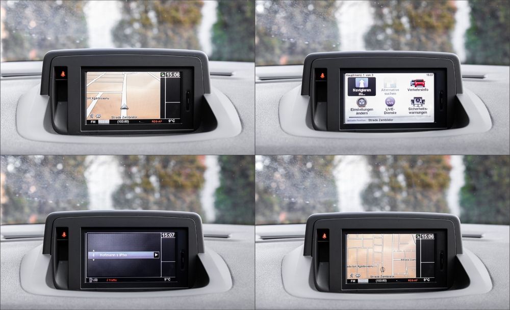 Renault Megane~Navigație~Senzori parcare~Euro 5