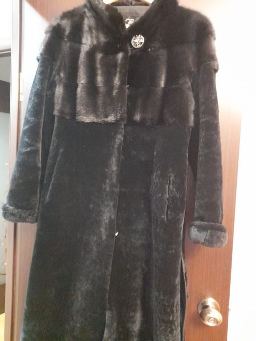 Шуба мутон, балеро норка