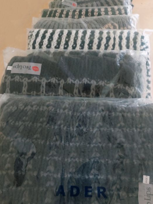 Шарф крупной вязки