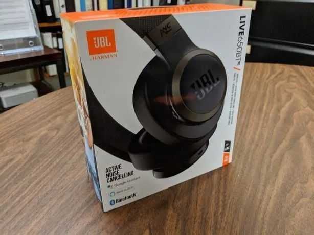 Sigilate! Casti Stereo Wireless JBL Live 650BTnc Negre Noi Sigilate