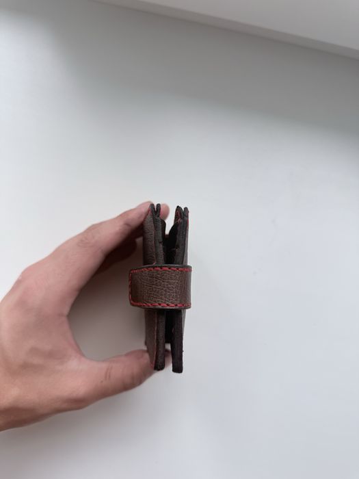 Кожаный кошелек ручной работы