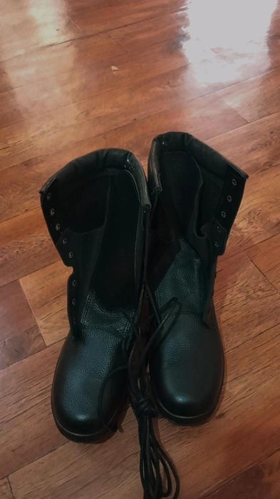 Берцы военные кожанные