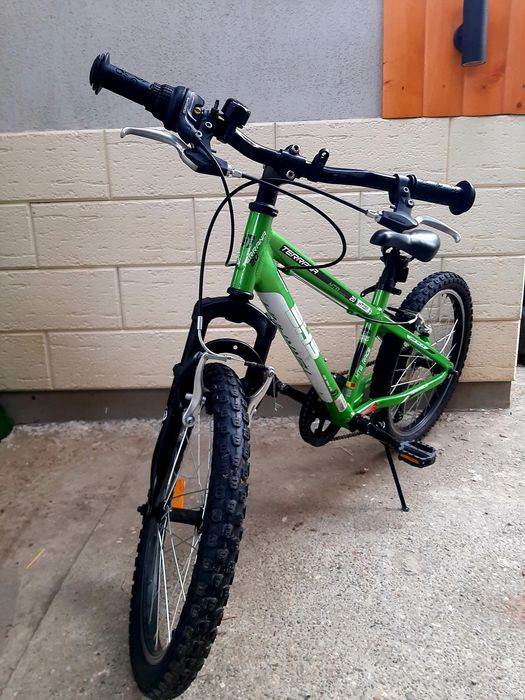 Bicicleta Copii Dhs Terrana cu suspensie fata 2023 - 20 Inch, Negru/Ve