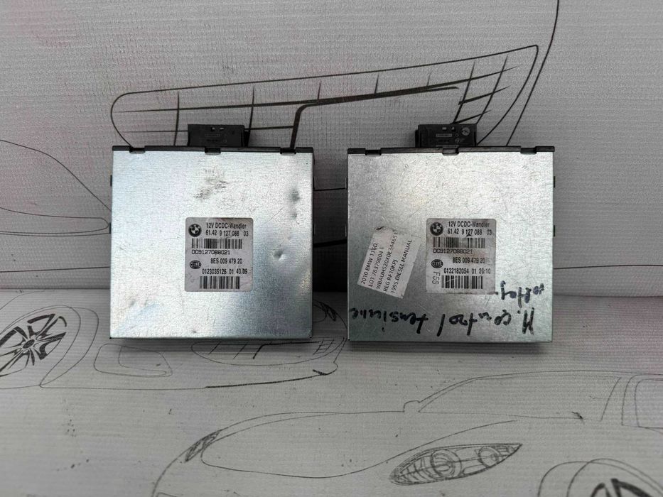 Modul Convertor Tensiune DC-DC (2 BUC.) BMW Seria 1 E81 E87 9127088 2010 / [2004-2011] / (5A3)
