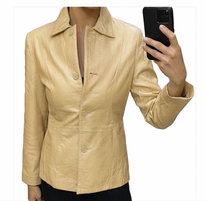 Кожаный жакет XS-S