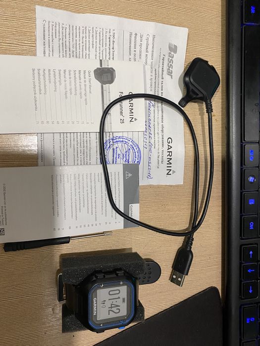 Спортивные часы для бега garmin forerunner 25