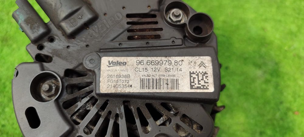 ALTERNATOR PEUGEOT 308 1.6 THP 2013–2021 COD OEM 9666997980 / 2616938B / FG15T072 / 5702L3 (5A2)