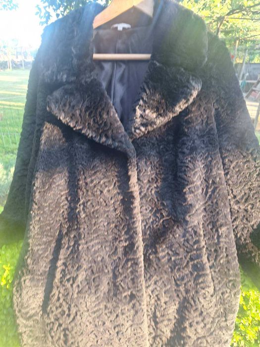 Дамско палто еко кожа