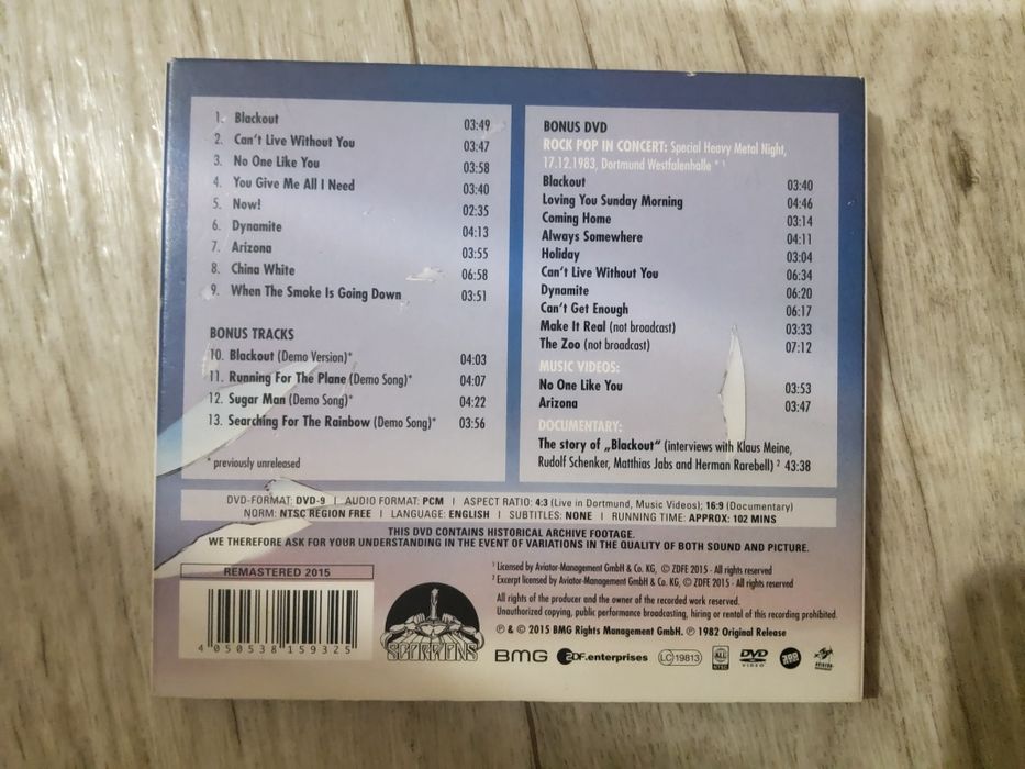 Продам cd диски с Scorpions и Judas Priest