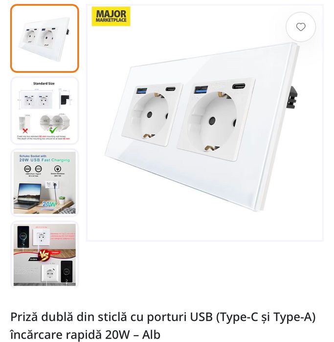 Vand intrerupatoare touch, wifi si prize de sticla