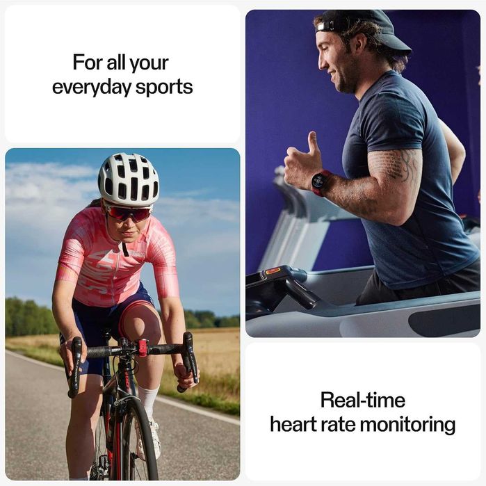 Senzor ritm cardiac Polar H9 Bluetooth ANT+ negru, centură puls pentru alergare, fitness, ciclism și antrenamente, M-XXL compatibil Android si IOS