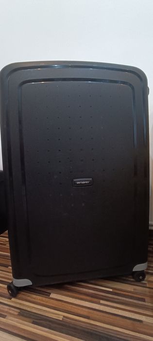 Troler Samsonite S'Cure Spinner, 81x55x35cm, negru