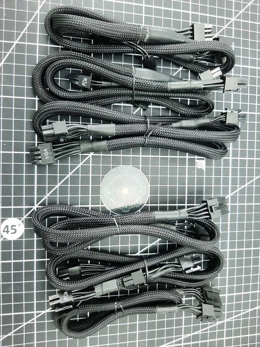Cabluri alimentare PCI-e pentru surse Corsair / Seasonic / Evga / Thermaltake / Antec / Gigabyte si altele.