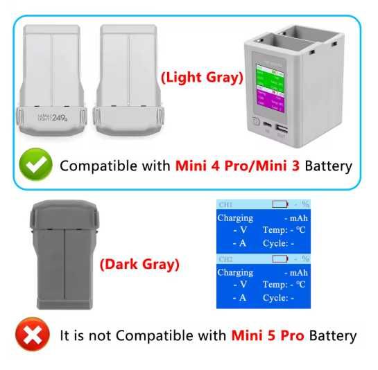 Двустранен HUB за батерии на DJI Mini3/4