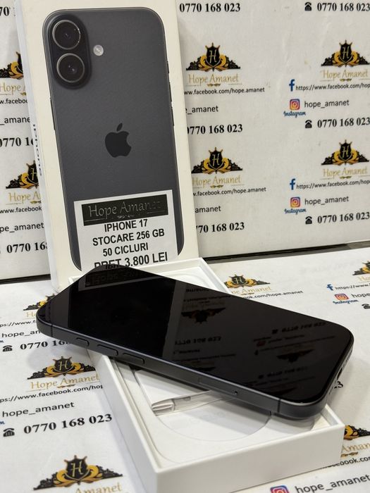 Hope Amanet P7 Iphone 17 256 Gb  50 cicluri
