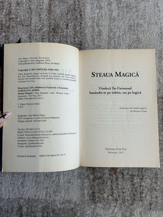 Carte Steaua Magică. Vindecă Tu-Universul - Jerry Sargeant (Editura For You)