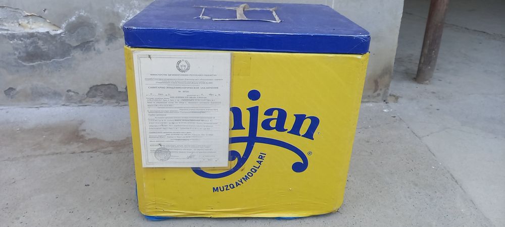 Морозильник сотилади холати уртача. Анжан Морожна учун фойдаланса була