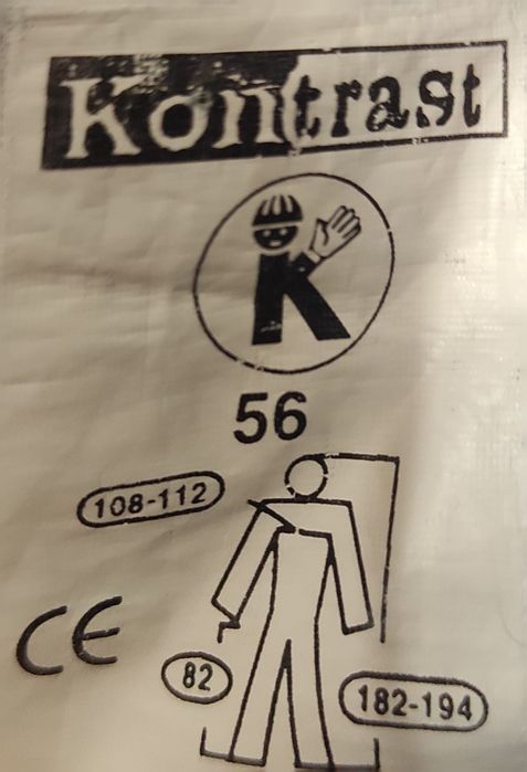 Salopeta /pantaloni hohler munca kontrast, mărimea50/ 56