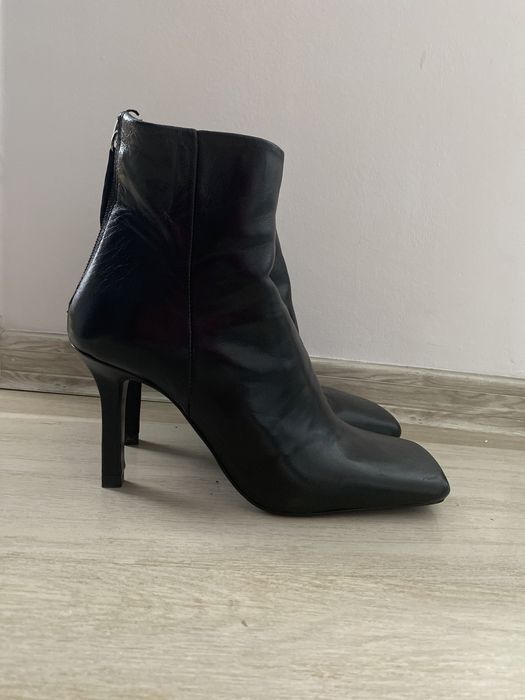 Botine din piele Zara 36