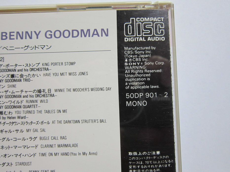 cadou rar cd Benny Goodman King Of Swing Complete 1937-38 Jazz,Japonia