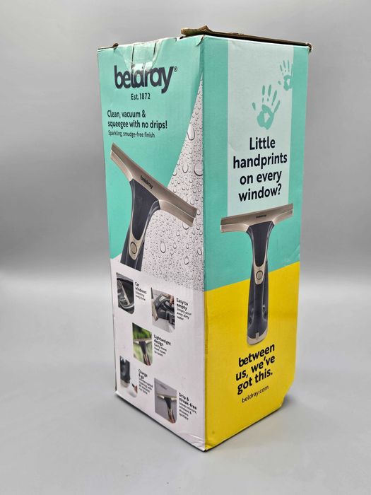 Beldray Titanium–акумулаторен уред за чистене/подсушаване на прозорци